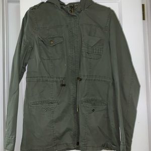 army green jacket